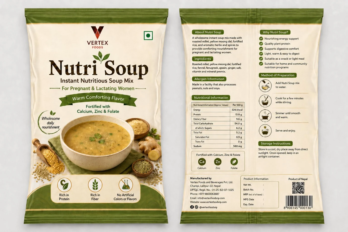 Nutri Soup package