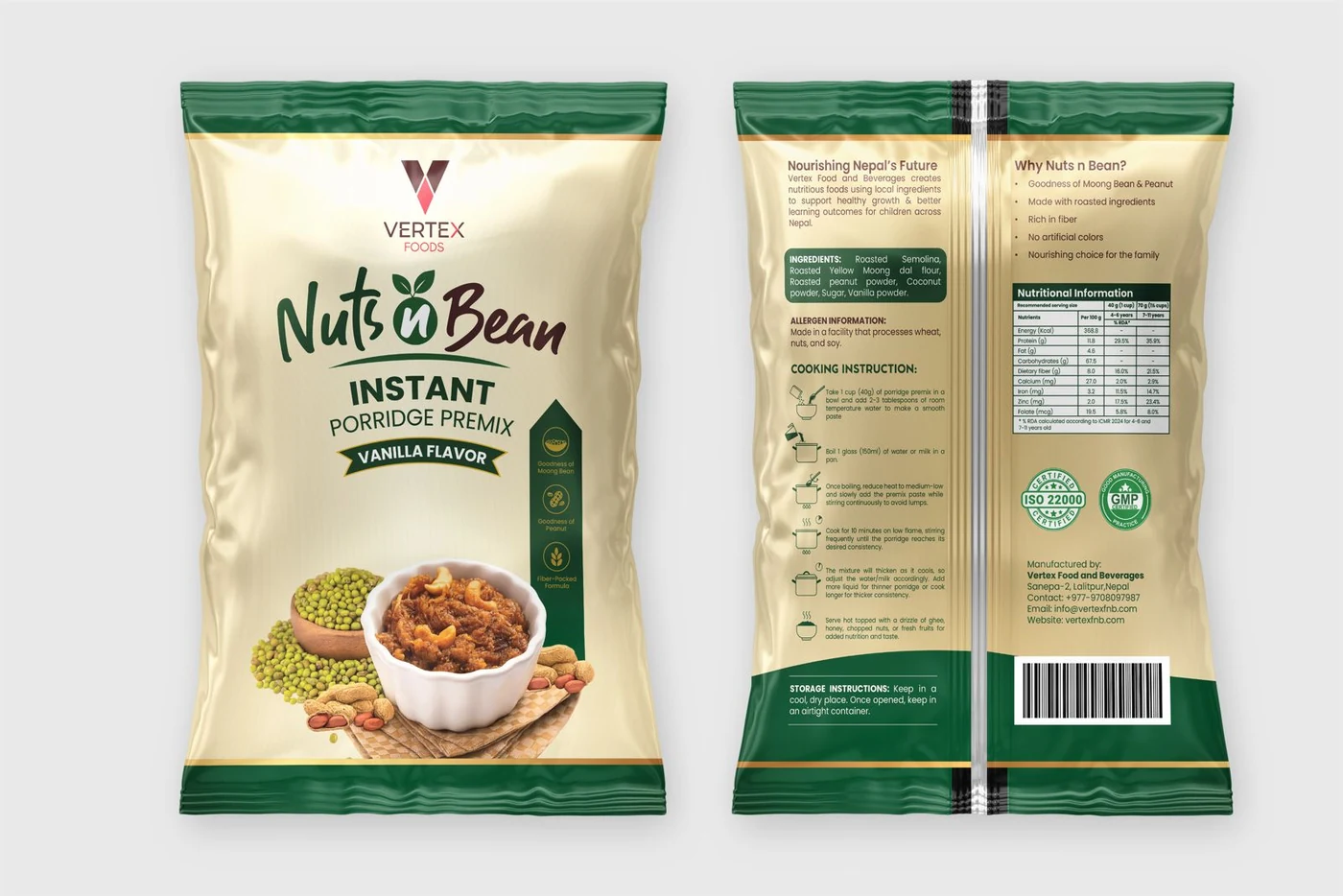 Nuts n Bean package